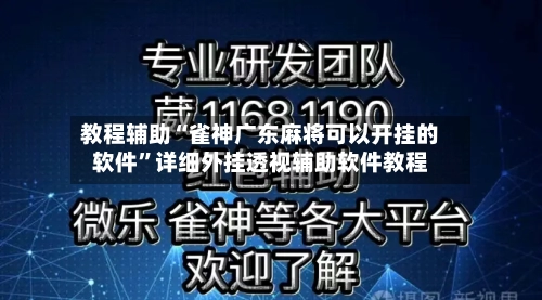 教程辅助“雀神广东麻将可以开挂的软件	”详细外挂透视辅助软件教程-第2张图片