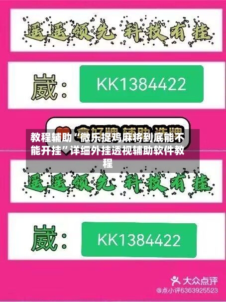 教程辅助“微乐捉鸡麻将到底能不能开挂	”详细外挂透视辅助软件教程-第1张图片