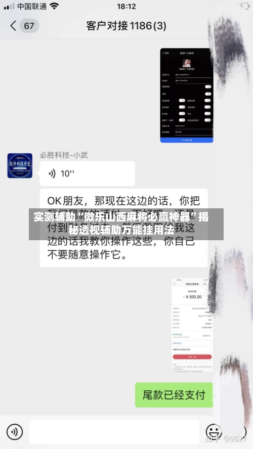 实测辅助“微乐山西麻将必赢神器	”揭秘透视辅助万能挂用法-第2张图片