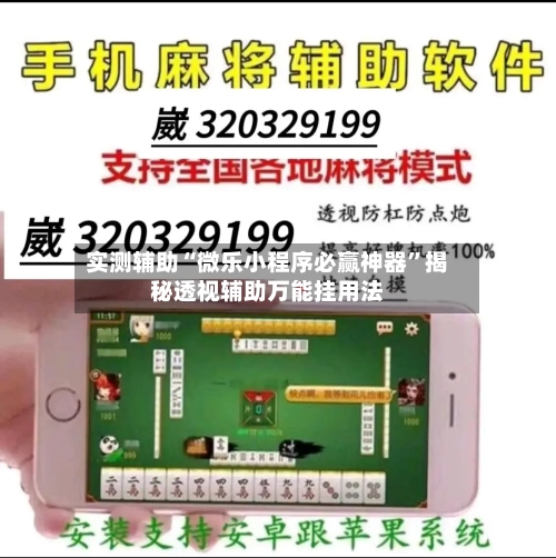 实测辅助“微乐小程序必赢神器”揭秘透视辅助万能挂用法-第2张图片
