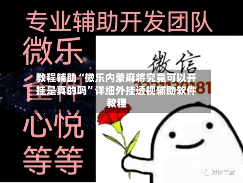 教程辅助“微乐内蒙麻将究竟可以开挂是真的吗”详细外挂透视辅助软件教程-第2张图片