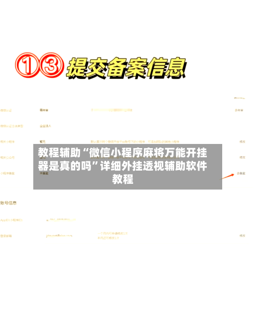 教程辅助“微信小程序麻将万能开挂器是真的吗”详细外挂透视辅助软件教程-第2张图片