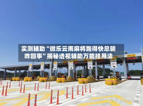 实测辅助“微乐云南麻将跑得快总输咋回事”揭秘透视辅助万能挂用法-第1张图片