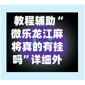 教程辅助“微乐龙江麻将真的有挂吗”详细外挂透视辅助软件教程-第3张图片