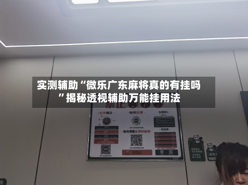 实测辅助“微乐广东麻将真的有挂吗”揭秘透视辅助万能挂用法-第1张图片