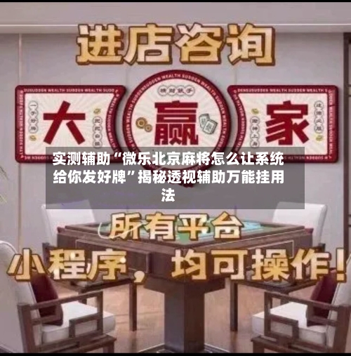实测辅助“微乐北京麻将怎么让系统给你发好牌	”揭秘透视辅助万能挂用法-第1张图片