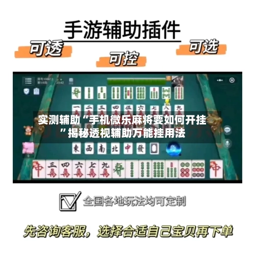 实测辅助“手机微乐麻将要如何开挂	”揭秘透视辅助万能挂用法-第3张图片