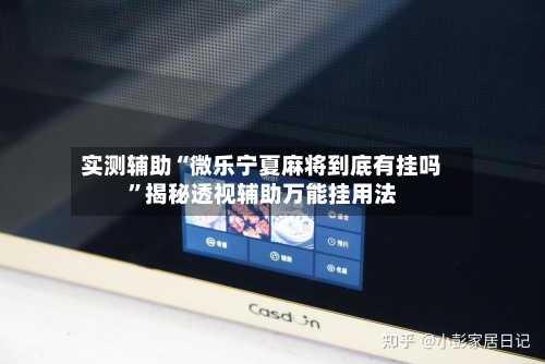 实测辅助“微乐宁夏麻将到底有挂吗	”揭秘透视辅助万能挂用法-第3张图片