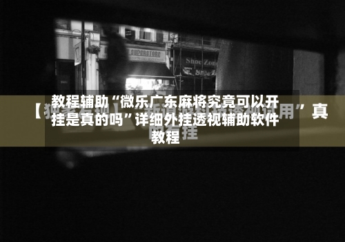 教程辅助“微乐广东麻将究竟可以开挂是真的吗”详细外挂透视辅助软件教程-第2张图片