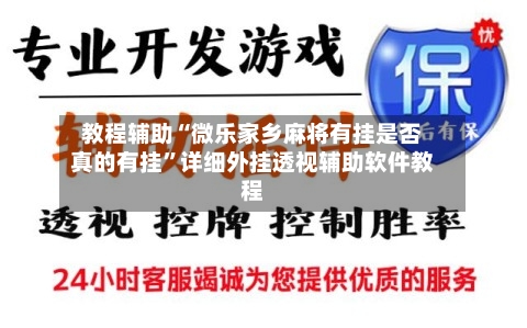 教程辅助“微乐家乡麻将有挂是否真的有挂”详细外挂透视辅助软件教程-第3张图片