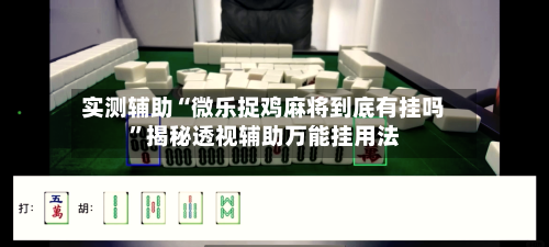 实测辅助“微乐捉鸡麻将到底有挂吗”揭秘透视辅助万能挂用法-第3张图片