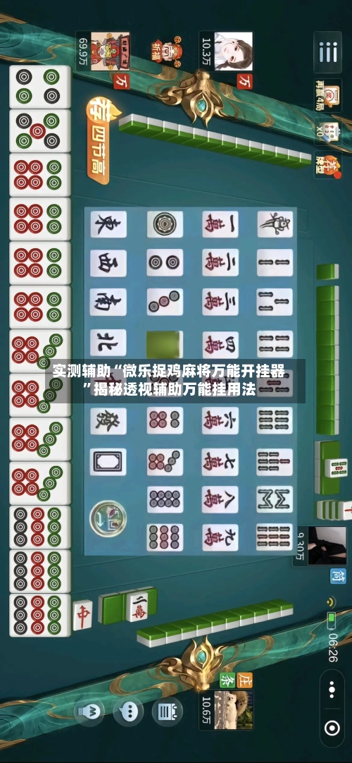 实测辅助“微乐捉鸡麻将万能开挂器”揭秘透视辅助万能挂用法-第3张图片
