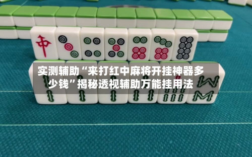 实测辅助“来打红中麻将开挂神器多少钱	”揭秘透视辅助万能挂用法-第1张图片