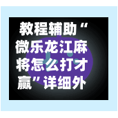 教程辅助“微乐龙江麻将怎么打才赢	”详细外挂透视辅助软件教程-第2张图片