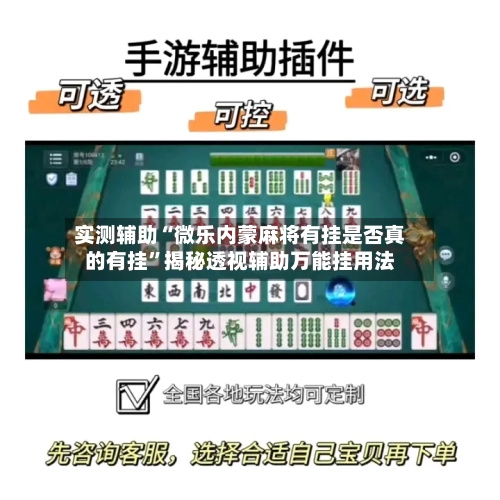 实测辅助“微乐内蒙麻将有挂是否真的有挂	”揭秘透视辅助万能挂用法-第3张图片