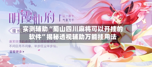 实测辅助“蜀山四川麻将可以开挂的软件	”揭秘透视辅助万能挂用法-第3张图片