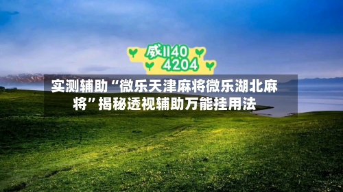 实测辅助“微乐天津麻将微乐湖北麻将”揭秘透视辅助万能挂用法-第2张图片