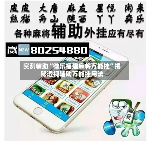实测辅助“微乐福建麻将万能挂	”揭秘透视辅助万能挂用法-第1张图片