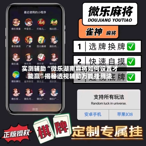 实测辅助“微乐湖南麻将如何设置才能赢”揭秘透视辅助万能挂用法-第1张图片