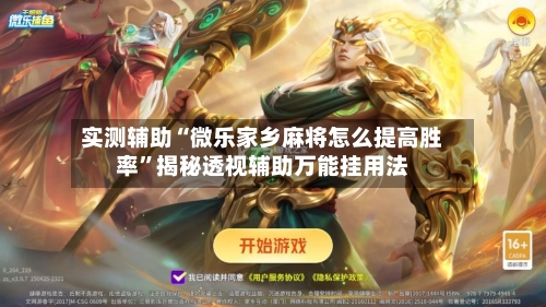实测辅助“微乐家乡麻将怎么提高胜率”揭秘透视辅助万能挂用法-第1张图片