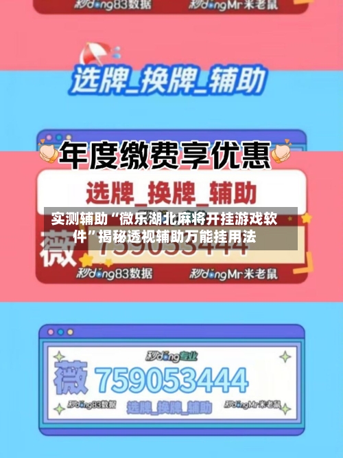 实测辅助“微乐湖北麻将开挂游戏软件	”揭秘透视辅助万能挂用法-第1张图片