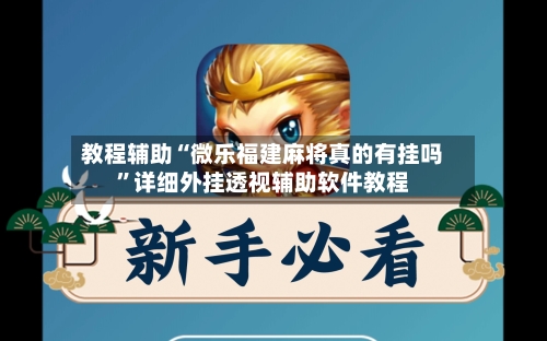 教程辅助“微乐福建麻将真的有挂吗	”详细外挂透视辅助软件教程-第3张图片