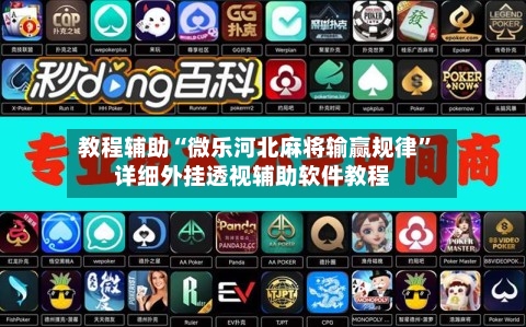 教程辅助“微乐河北麻将输赢规律”详细外挂透视辅助软件教程-第2张图片