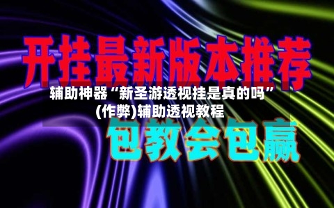 辅助神器“新圣游透视挂是真的吗	”(作弊)辅助透视教程-第1张图片