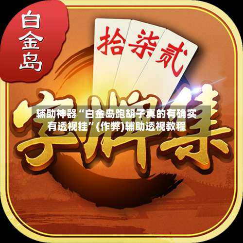 辅助神器“白金岛跑胡子真的有确实有透视挂”(作弊)辅助透视教程-第3张图片