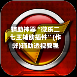 辅助神器“微乐二七王辅助插件”(作弊)辅助透视教程-第3张图片