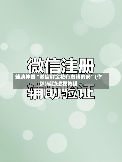 辅助神器“微信群金花有赢钱的吗	”(作弊)辅助透视教程-第1张图片
