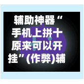 辅助神器“手机上拼十原来可以开挂”(作弊)辅助透视教程-第3张图片