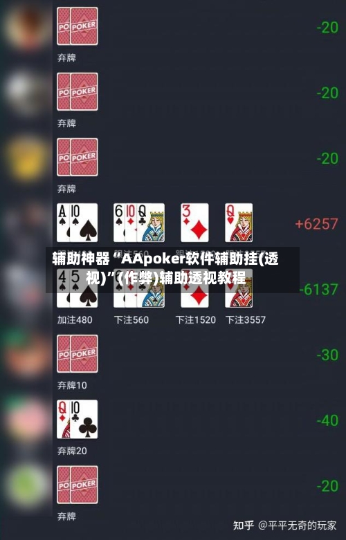 辅助神器“AApoker软件辅助挂(透视)”(作弊)辅助透视教程-第1张图片