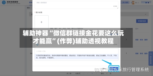 辅助神器“微信群链接金花要这么玩才能赢”(作弊)辅助透视教程-第2张图片