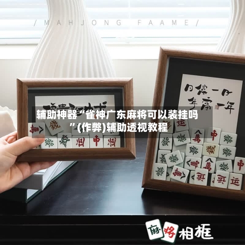 辅助神器“雀神广东麻将可以装挂吗 ”(作弊)辅助透视教程-第3张图片