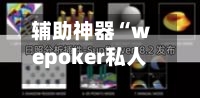辅助神器“wepoker私人局怎么老是输	”(作弊)辅助透视教程-第1张图片