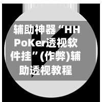 辅助神器“HHPoKer透视软件挂	”(作弊)辅助透视教程-第1张图片